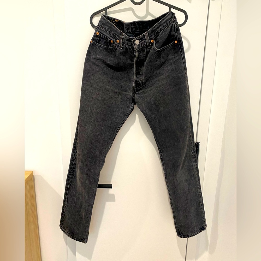 Rare 90’s 501 Levi’s black wash